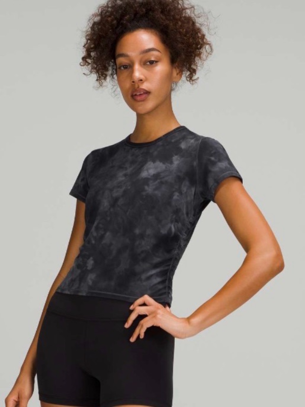 Lululemon All It Takes Short Sleeve
Diamond Dye Pitch Grey Graphite Grey